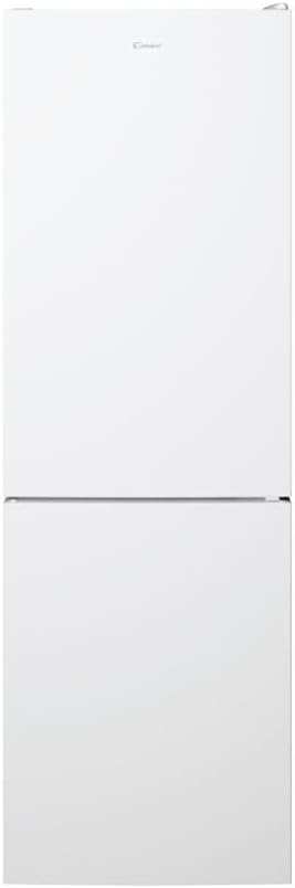 Candy, Frigorifero Fresco, CCE3T618EW, Frigorifero combinato, 341 Litri, 39 dB, Total No Frost, App hOn, Bianco, AxLxP 185x59,5x65,8 cm [Classe di efficienza energetica E]