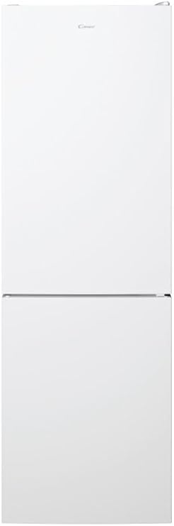 Candy, Frigorifero Fresco, CCE3T618EW, Frigorifero combinato, 341 Litri, 39 dB, Total No Frost, App hOn, Bianco, AxLxP 185x59,5x65,8 cm [Classe di efficienza energetica E]