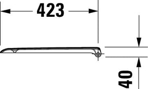 Duravit 0067390099 Sedile WC, Weiß, 1.00