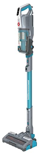 Hoover HF500 HF522STP 011 Aspirapolvere Senza Filo, Senza Sacco, 0,45 L, Autonomia 45 Min, Spazzola Antigroviglio, Mini Turbo Spazzola Animali, Blu