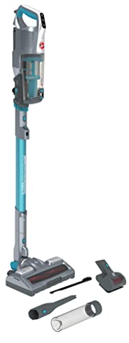 Hoover HF500 HF522STP 011 Aspirapolvere Senza Filo, Senza Sacco, 0,45 L, Autonomia 45 Min, Spazzola Antigroviglio, Mini Turbo Spazzola Animali, Blu
