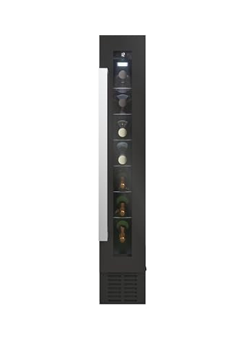 Cantinetta vino integrabile, compressore antivibrazioni, luce LED interna, 39 dBA, nero