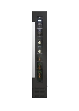 Cantinetta vino integrabile, compressore antivibrazioni, luce LED interna, 39 dBA, nero