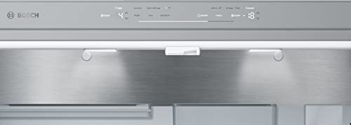 Bosch KFF96PIEP Serie 8 Smarter French Door Frigorifero, 183 x 90,5 cm, refrigerante 402 l + congelatore da 171 l, VitaFresh pro 3 volte più a lungo, NoFrost mai più sbrinare, dispenser di ghiaccio e