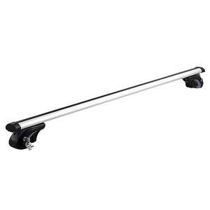 VEVOR Barre Trasversali Universali per Portapacchi in Alluminio 120 cm, Adatte per Barre Laterali Rialzate, Capacità di Carico di 90 kg, Barre Trasversali con Serrature, per SUV, Berline e Furgoni