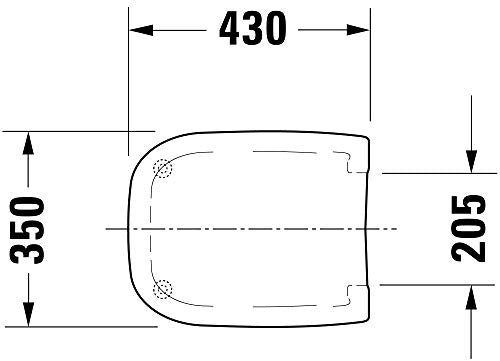 Duravit 0067390099 Sedile WC, Weiß, 1.00