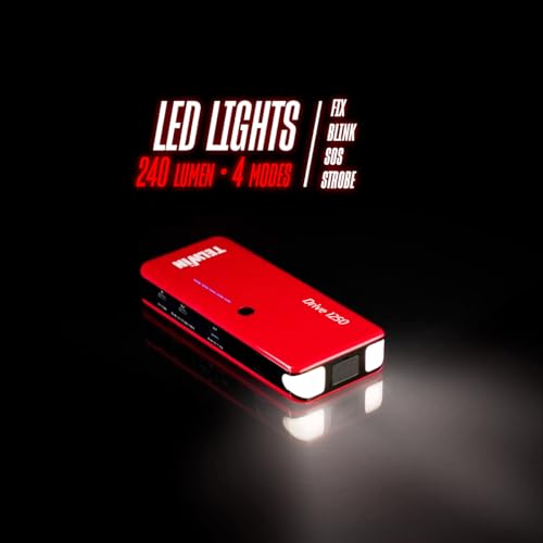 Telwin Drive Mini Avviatore Portatile e Power Bank, 1000A, Avviamento 12V