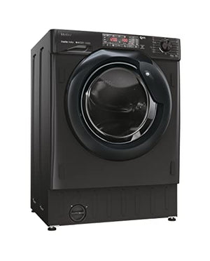 Haier Serie 4 HWDQ90B416FWBB-S - Lavasciuga da incasso, 9 kg di lavaggio, 5 kg di asciugatura/motore inverter, lavaggio extra asciutto grazie a 1.600 giri/min. Funzione lavaggio a vapore/protezione