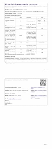Candy Rapidò CI 3E53E0W, Lavastoviglie Integrabile 60 CM, 13 Servizi, Digitale, 53 Dba, 5 Programmi, Motore Inverter, Indicatore Fine Ciclo, Inizio Differito 3-6-9 ore