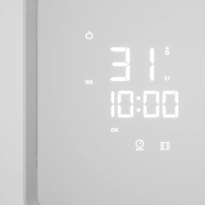 Cecotec Riscaldatore da parete in ceramica ReadyWarm 5350 Power Box Ceramic Connected con 2000W, schermo LED e controllo Wi-Fi (5350 Power Box Ceramic Connected)