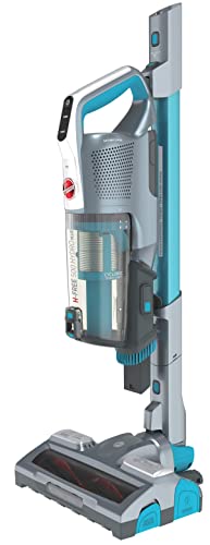 Hoover HF500 HF522STP 011 Aspirapolvere Senza Filo, Senza Sacco, 0,45 L, Autonomia 45 Min, Spazzola Antigroviglio, Mini Turbo Spazzola Animali, Blu