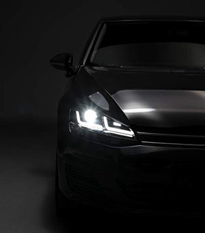 Faro OSRAM LEDriving® LED, edizione Chrome come sostituzione del faro xeno, upgrade LED, LEDHL104-CM, solo per guida a sinistra (1 set completo)