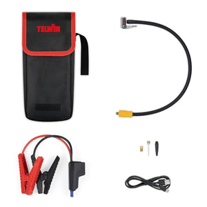 Telwin Drive Mini Avviatore Portatile e Power Bank, 1000A, Avviamento 12V