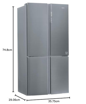Haier 34004160 Frigorifero congelatore, Acciaio inossidabile, Serie 7