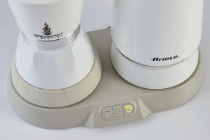 Ariete 1344 Breakfast Station - Moka elettrica - Bollitore - Montalatte a caldo e freddo - 5 funzioni - mantenimento caffè caldo - 500 Watt - Bianco