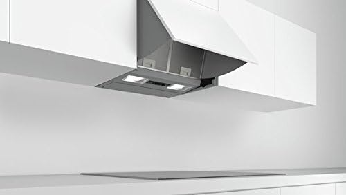 Bosch Serie 2 DEM63AC00 Wall-mounted Silver 360m³/h D cooker hood Serie 2 DEM63AC00, 360 m³/h, Ducted/Recirculating, E, A, C, 62 dB
