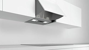 Bosch Serie 2 DEM63AC00 Wall-mounted Silver 360m³/h D cooker hood Serie 2 DEM63AC00, 360 m³/h, Ducted/Recirculating, E, A, C, 62 dB