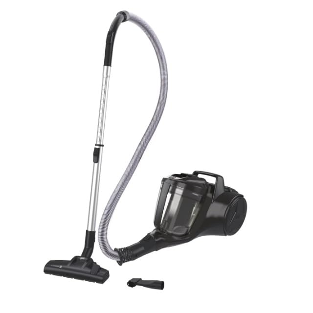 Hoover HP105HM 011, Aspirapolvere per slitte Senza Sacchetto, Nero