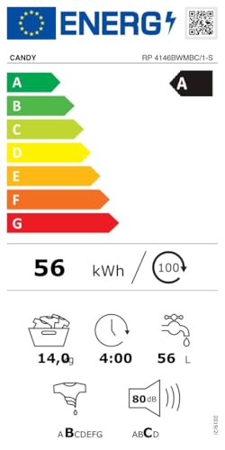 RP 4146BWMBC/1-S - Lavatrice 14 kg, 1400 giri, Inverter, Libera Installazione, Classe energetica A