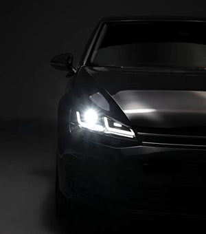 Faro OSRAM LEDriving® LED, edizione Chrome come sostituzione del faro xeno, upgrade LED, LEDHL104-CM, solo per guida a sinistra (1 set completo)