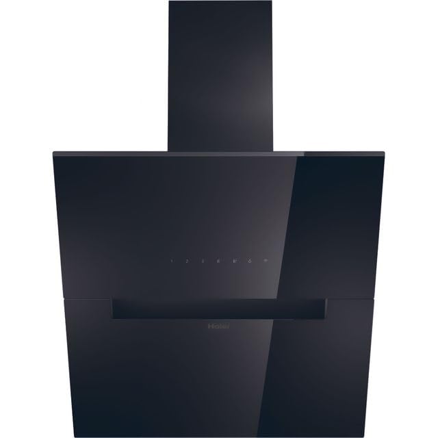 Haier Cappa aspirante WiFi Smart Chimney, 60 cm, vetro nero, classe energetica A++ 5 velocità, controllo touch