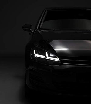 Faro OSRAM LEDriving® LED, edizione Chrome come sostituzione del faro xeno, upgrade LED, LEDHL104-CM, solo per guida a sinistra (1 set completo)