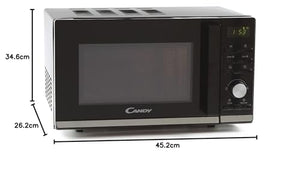 Candy Moderna Forno a Microonde 20 Litri, 700W, 40 Programmi Automatici, 6 Livelli di Potenza, Funzioni Defrost e Autoclean, App hOn, Libera Installazione, 45,2 x 34,6 x 26,2 cm, Nero - CMWA20TNDB
