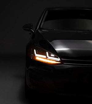 Faro OSRAM LEDriving® LED, edizione Chrome come sostituzione del faro xeno, upgrade LED, LEDHL104-CM, solo per guida a sinistra (1 set completo)