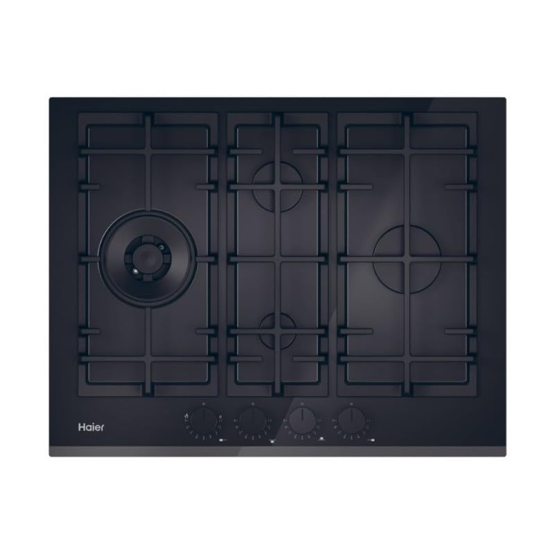 Piastra Gas HAIER HAVG5D4TB 65cm Nero 4f
