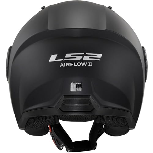 LS2, Casco Moto Jet AIRFLOW SOLID Matt Black, XS