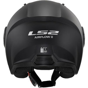 LS2, Casco Moto Jet AIRFLOW SOLID Matt Black, XS