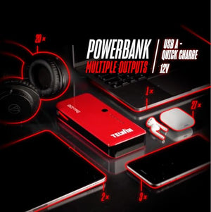 Telwin Drive Mini Avviatore Portatile e Power Bank, 1000A, Avviamento 12V