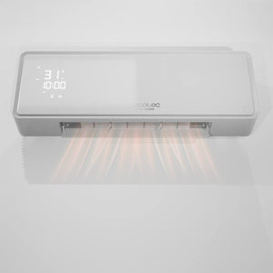 Cecotec Riscaldatore da parete in ceramica ReadyWarm 5350 Power Box Ceramic Connected con 2000W, schermo LED e controllo Wi-Fi (5350 Power Box Ceramic Connected)