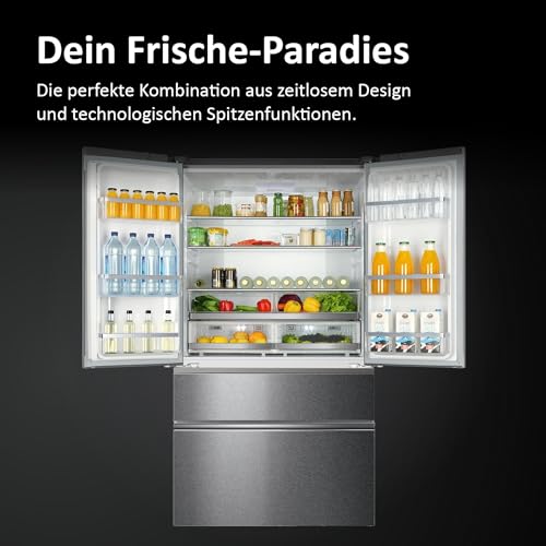 Haier frigorifero americano 100,5cm 685l a ++ nofrost inox hb26fssaaa
