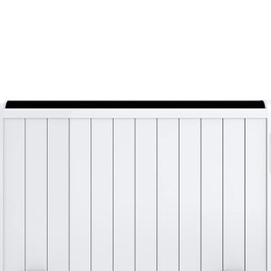 Cecotec Emettitore Termico ReadyWarm 2500 Thermal Black. 12 Elementi e 1800 W, Display LCD, Telecomando a distanza, timer, selezione della temperatura, copertura di 25 m² (12 Moduli, Bianco)