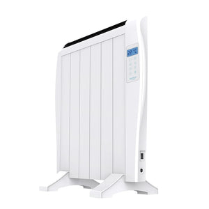 Cecotec Emettitore Termico ReadyWarm 2500 Thermal Black. 12 Elementi e 1800 W, Display LCD, Telecomando a distanza, timer, selezione della temperatura, copertura di 25 m² (12 Moduli, Bianco)