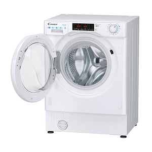 Candy CBDO485TWME/1-S Lavasciuga Smart a incasso, Capacità 8 kg, 1400 Giri, Carica Frontale, Wi-Fi + Bluetooth, 60x53x82 cm, Bianco, Classe D