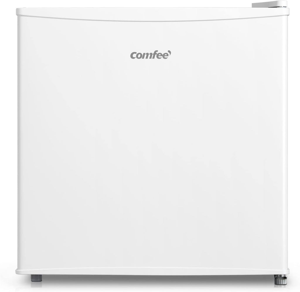 COMFEE' RCD50WH1(E) - Mini frigo bar, Silenzioso, Mono porta, Per applicazioni in Hotel, Casa, Ufficio, 43L, Bianco, ‎47.2 x 45 x 49.2 cm