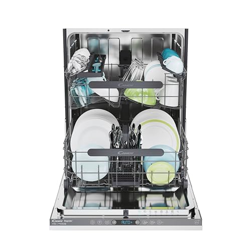 Candy CI4C6F0PA / Lavastoviglie completamente integrata / 60 cm Funzione Wi-Fi (hon) / 14 controsoffitti/cestello superiore regolabile in altezza/Aquastop / 8 programmi