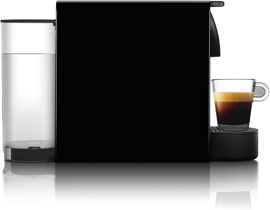 Nespresso Krups Essenza Mini - Macchina da Caffè a Capsule, Nero, 33 x 8.4 cm x 20.4 cm