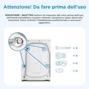 Midea Lavatrice Slim Carica Frontale