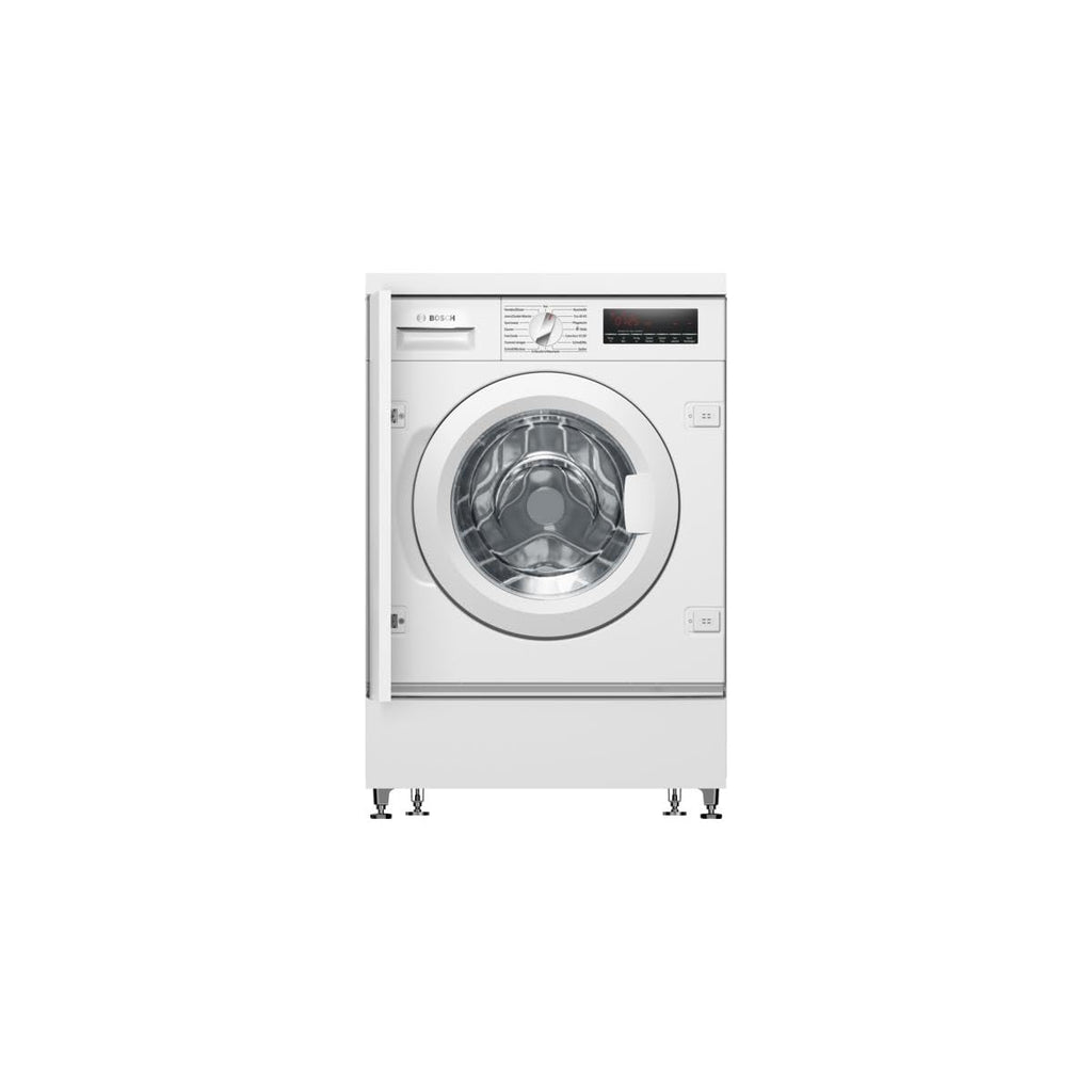 Bosch WIW28443 Serie 8 - Caricatore frontale per lavatrice da incasso, C, 62 kWh, 100 cicli di lavaggio, 1400 giri/min, 8 kg, colore: Bianco
