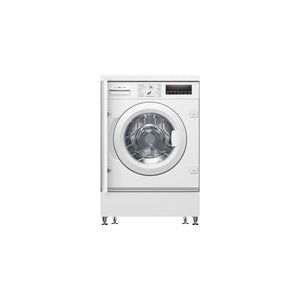 Bosch WIW28443 Serie 8 - Caricatore frontale per lavatrice da incasso, C, 62 kWh, 100 cicli di lavaggio, 1400 giri/min, 8 kg, colore: Bianco
