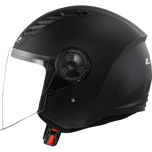 LS2, Casco Moto Jet AIRFLOW SOLID Matt Black, XS