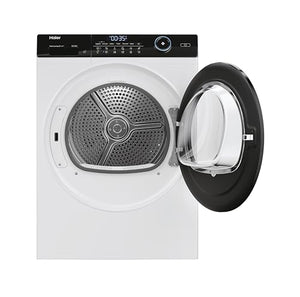 Haier I-Pro Serie 5 Asciugatrice 8Kg, Libera Installazione, Carica Frontale, Classe A+++, Trattamento Antibatterico, I-Time, Partenza Programmabile, Vapore, AxLxP 84,5x59,5x67,5 Bianca - HD80-A3959-S