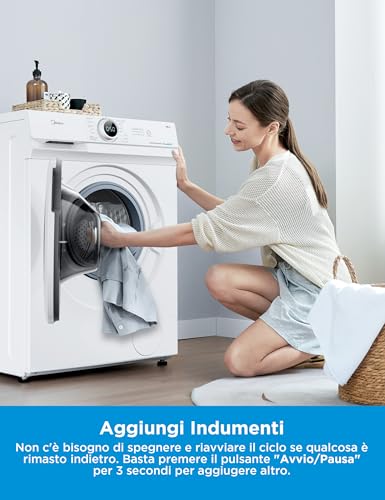 Midea Lavatrice Slim Carica Frontale