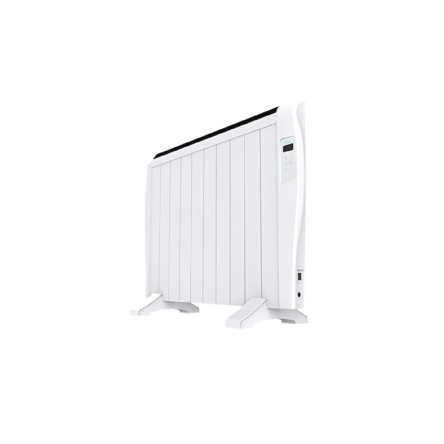 Cecotec Emettitore Termico ReadyWarm 2500 Thermal Black. 12 Elementi e 1800 W, Display LCD, Telecomando a distanza, timer, selezione della temperatura, copertura di 25 m² (12 Moduli, Bianco)
