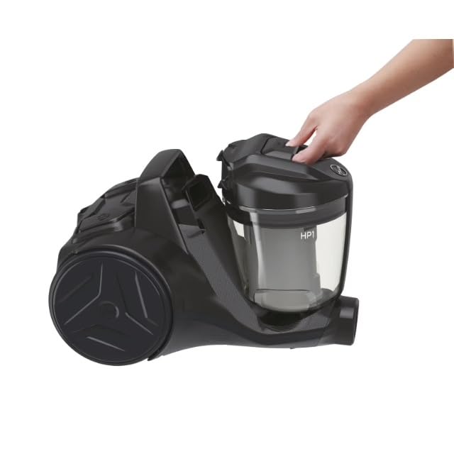 Hoover HP105HM 011, Aspirapolvere per slitte Senza Sacchetto, Nero