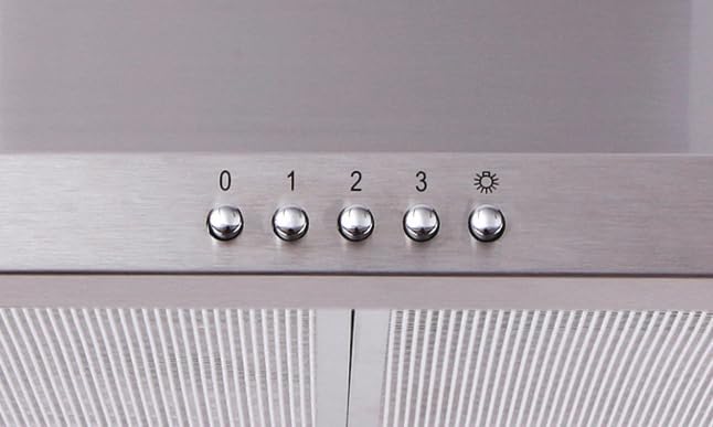 Candy CCE116-1XGG, cappa aspirante 60 cm, 3 livelli di potenza, 25 W, 285 M3/H, filtri al carbonio, 2 pannelli in alluminio antigraffio, illuminazione a LED, 52 dB, classe A, acciaio inossidabile