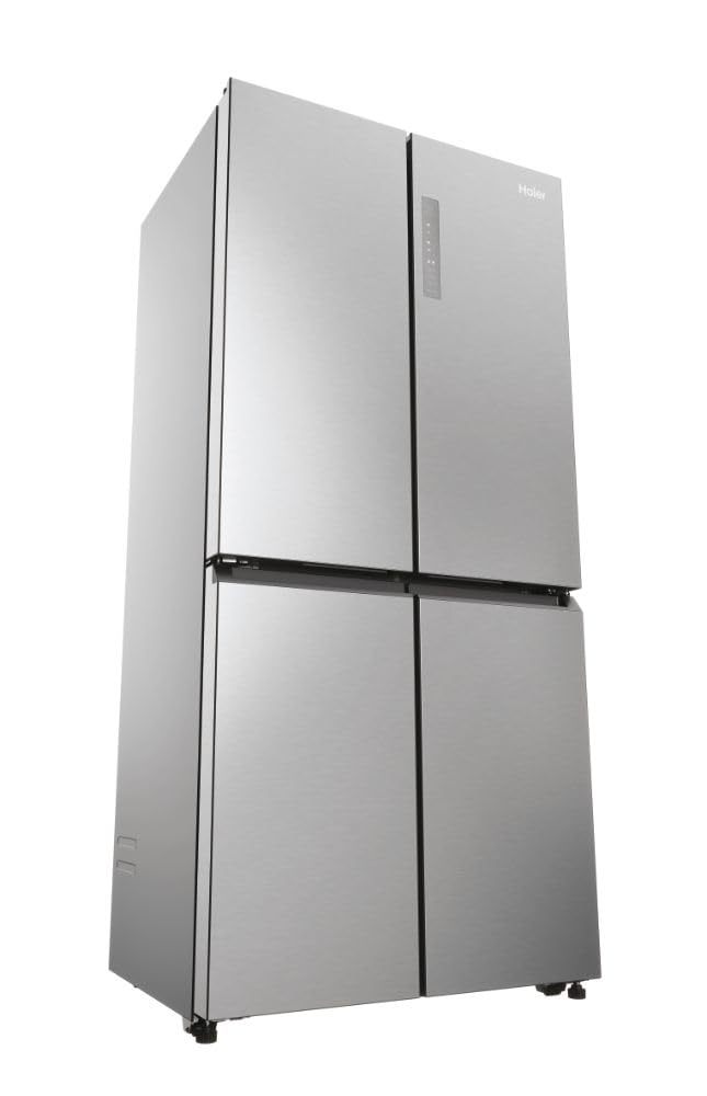 Haier HCR3818ENMM CUBE 83 SERIE 3 Frigorifero congelatore / 4 porte con frontale in acciaio inox/Total No Frost/Inverter Compressore/XL-Slim-Line Air Surround